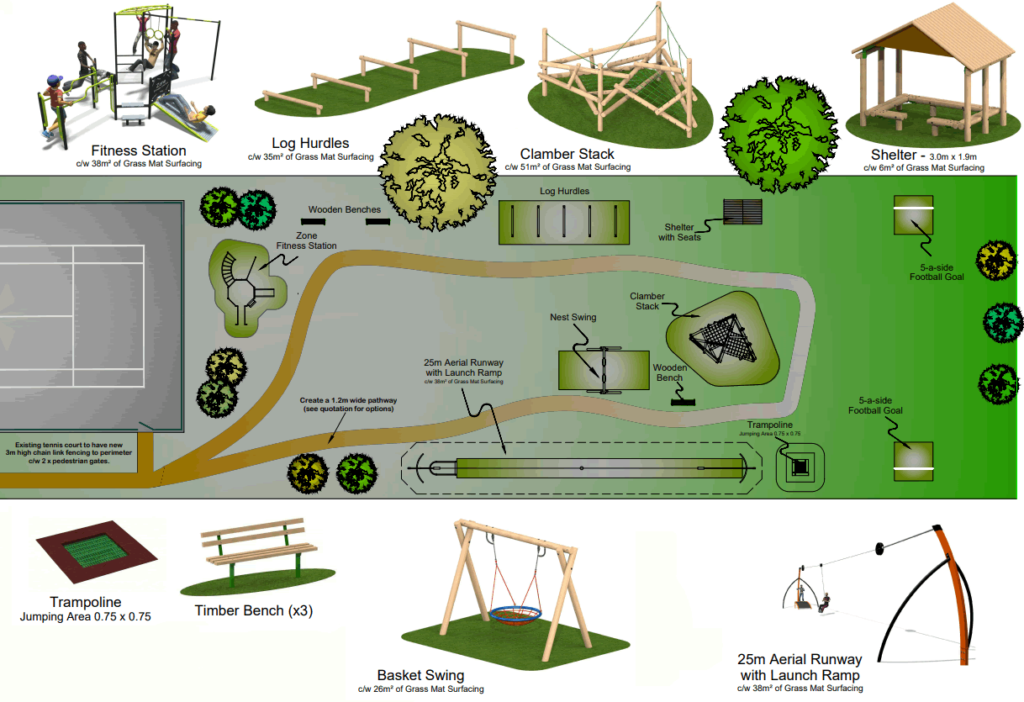 Duns Tew community play park fully funded